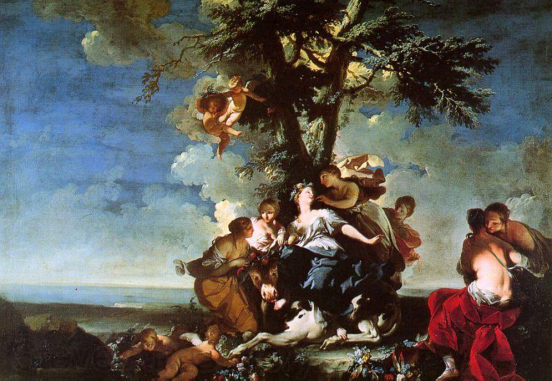 Giovanni Domenico Ferretti The Rape of Europa1 Norge oil painting art